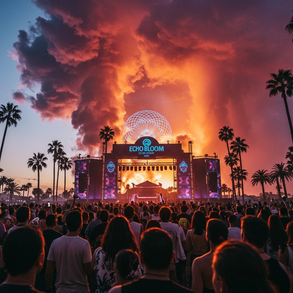 Echo Bloom Festival Set for LA Debut Fall 2025, Announces Initial Lineup with Cosmic Drift, Aurora Sine