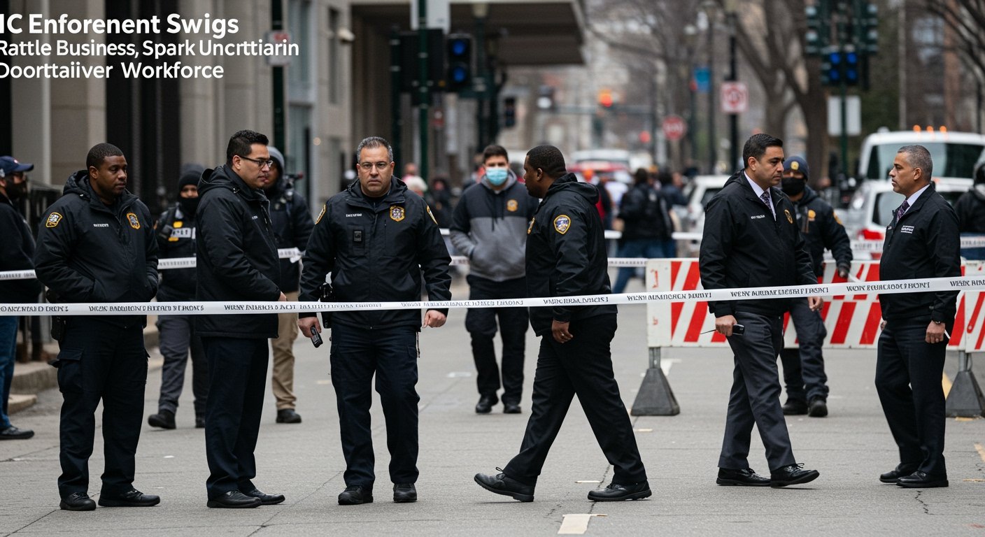 ICE Enforcement Swings Rattle US Businesses, Spark Uncertainty Over Workforce