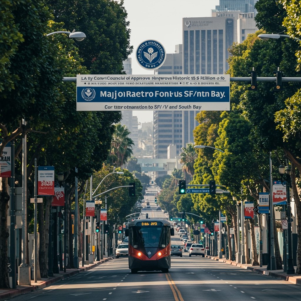 LA City Council Approves Historic $5 Billion Bond for Major Metro Expansion to SFV and South Bay