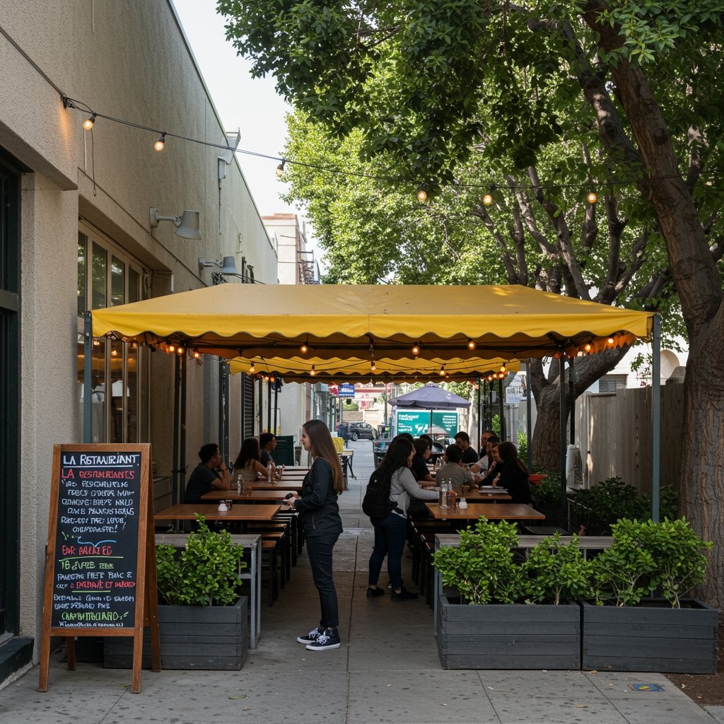 LA Restaurants Face Reckoning as City Cracks Down on Pandemic Era Outdoor Dining Structures