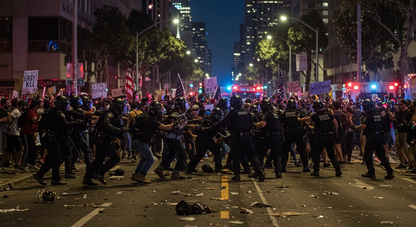 Los Angeles Escalates: Immigration Protests Trigger Federal Deployment, Widespread Clashes