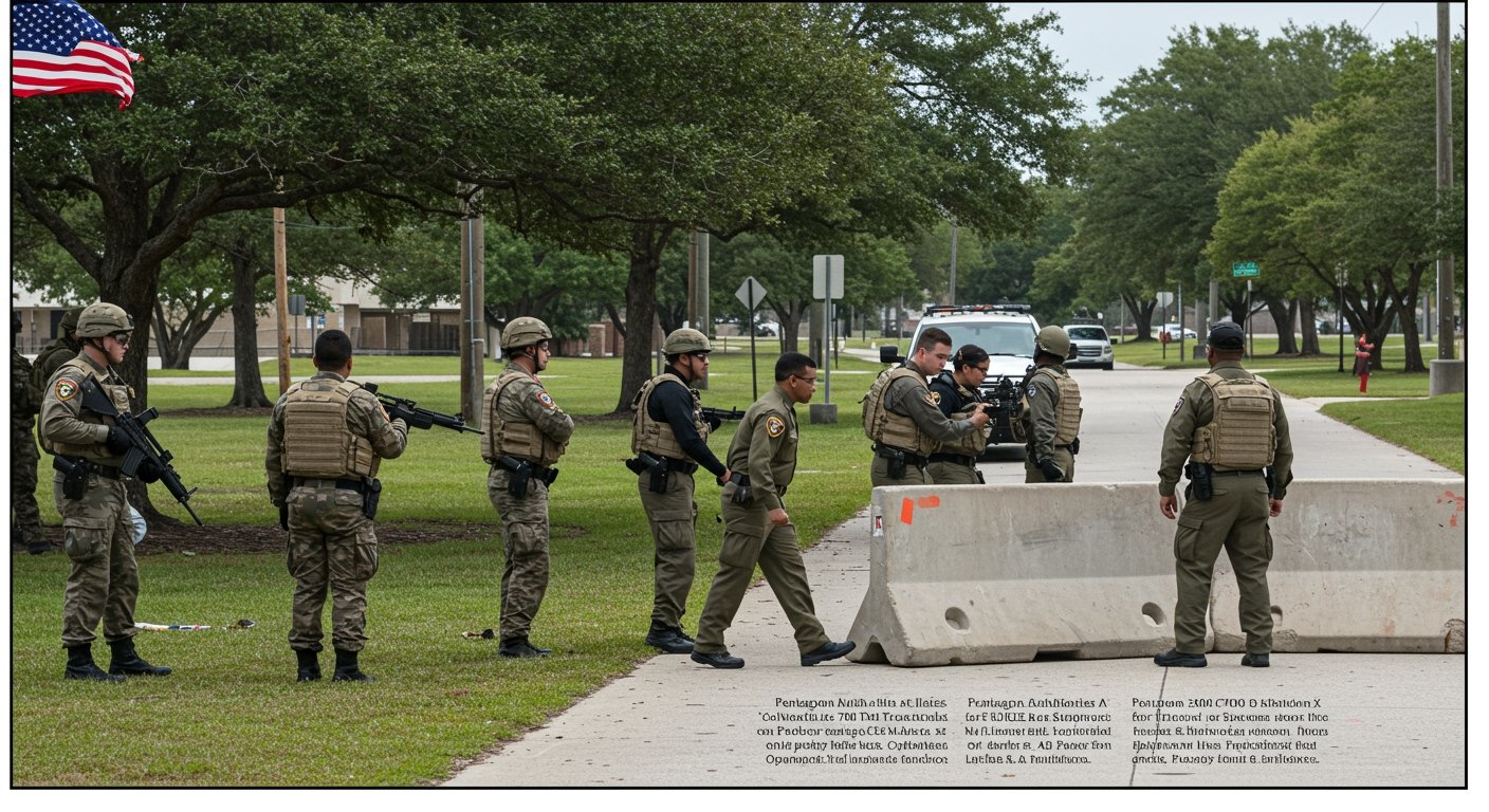 Pentagon Authorizes Up to 700 Troops for ICE Support in Florida, Texas, and Louisiana