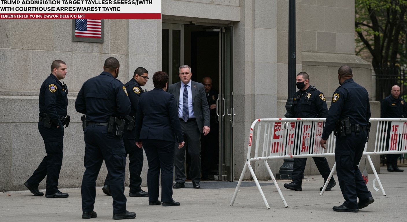 Trump Administration Targets Asylum Seekers with Courthouse Arrest Tactic