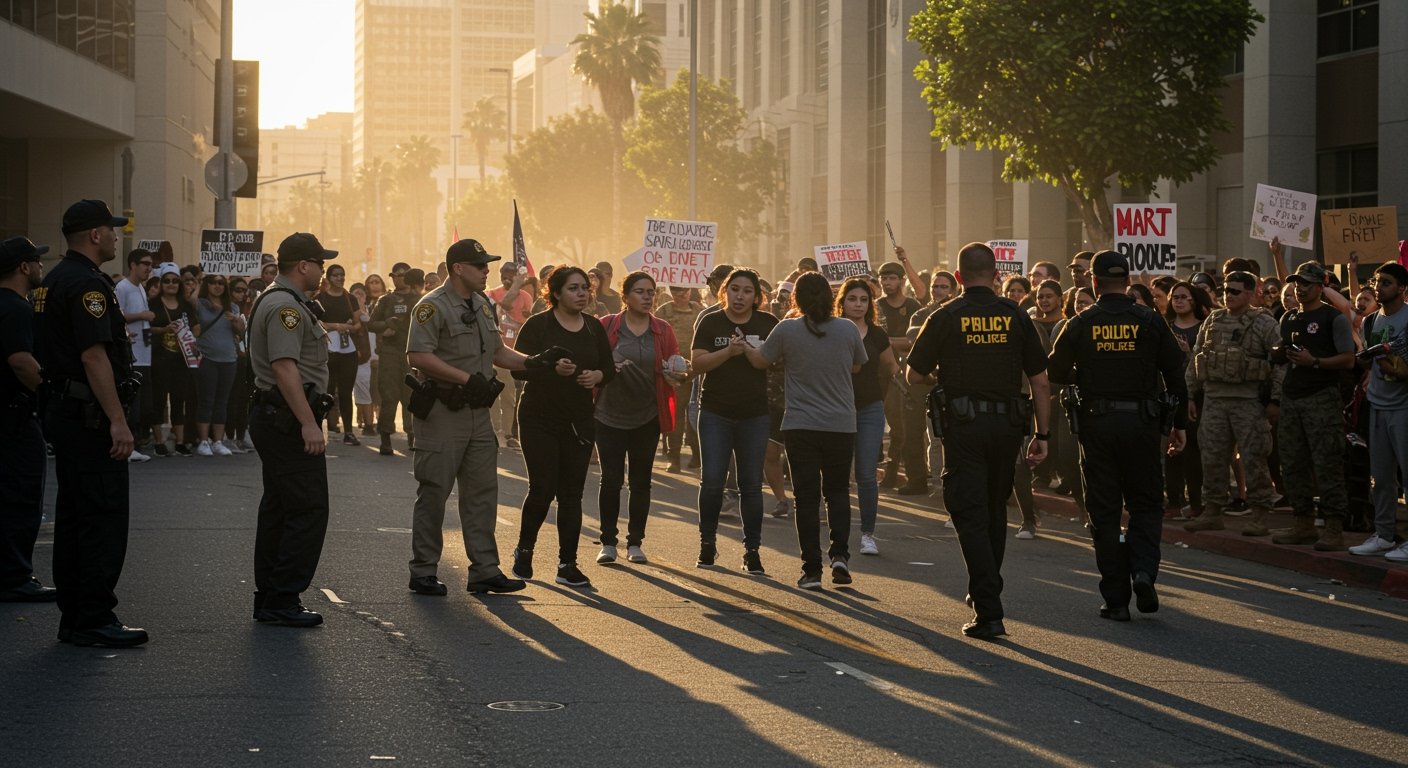 Trump Immigration Crackdown Sparks Clashes, Mass Arrests in LA and Across US Cities