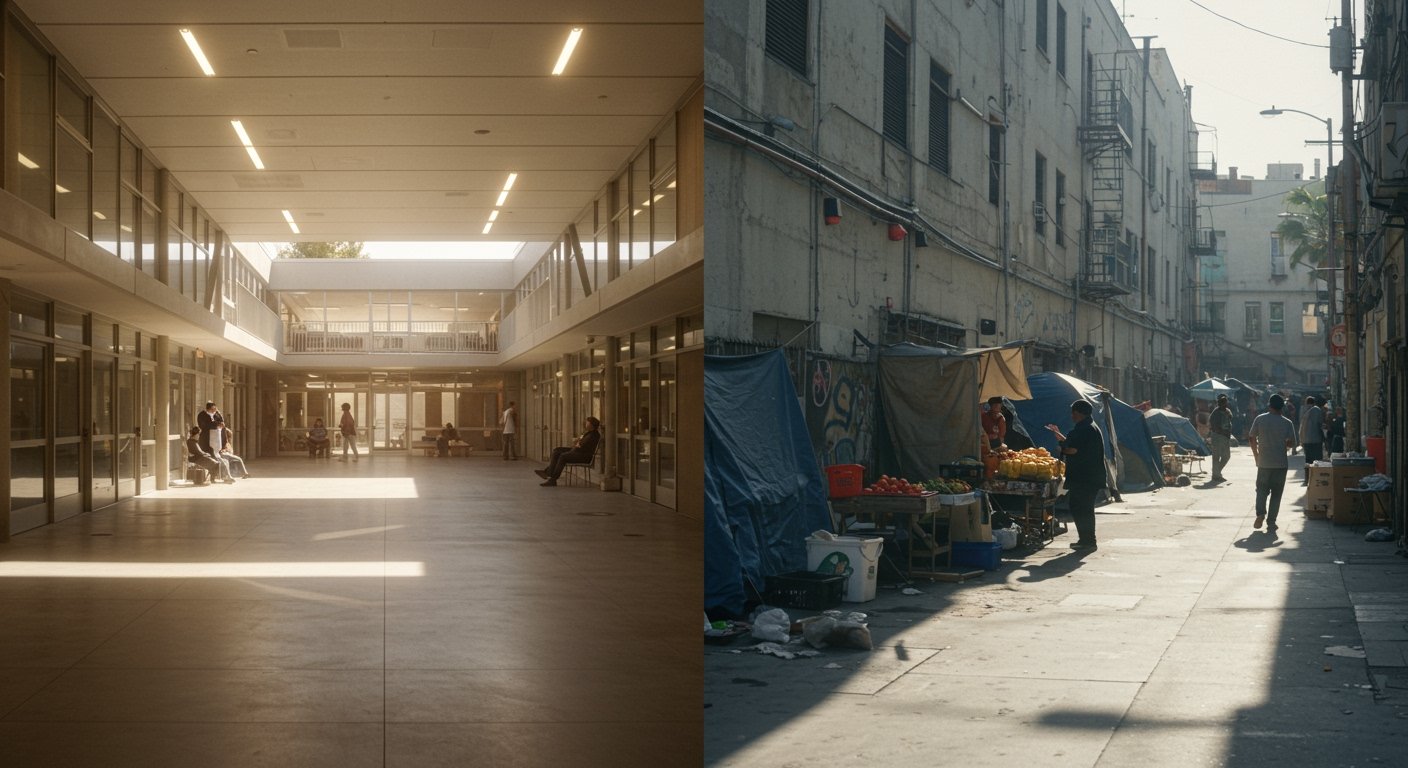 Contrasting Currents: Los Angeles Tests Leniency Approach in Skid Row Amidst Nation's Tough Stance on Drugs, Homelessness