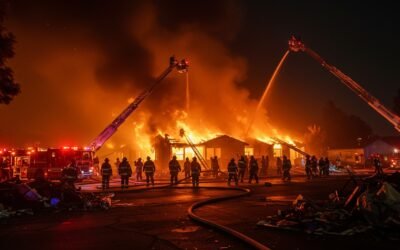 Devastating Fireworks Explosion Engulfs Four Pacoima Homes, Critically Injures Woman Devastating Fireworks Explosion Engulfs Four Pacoima Homes, Critically Injures Woman