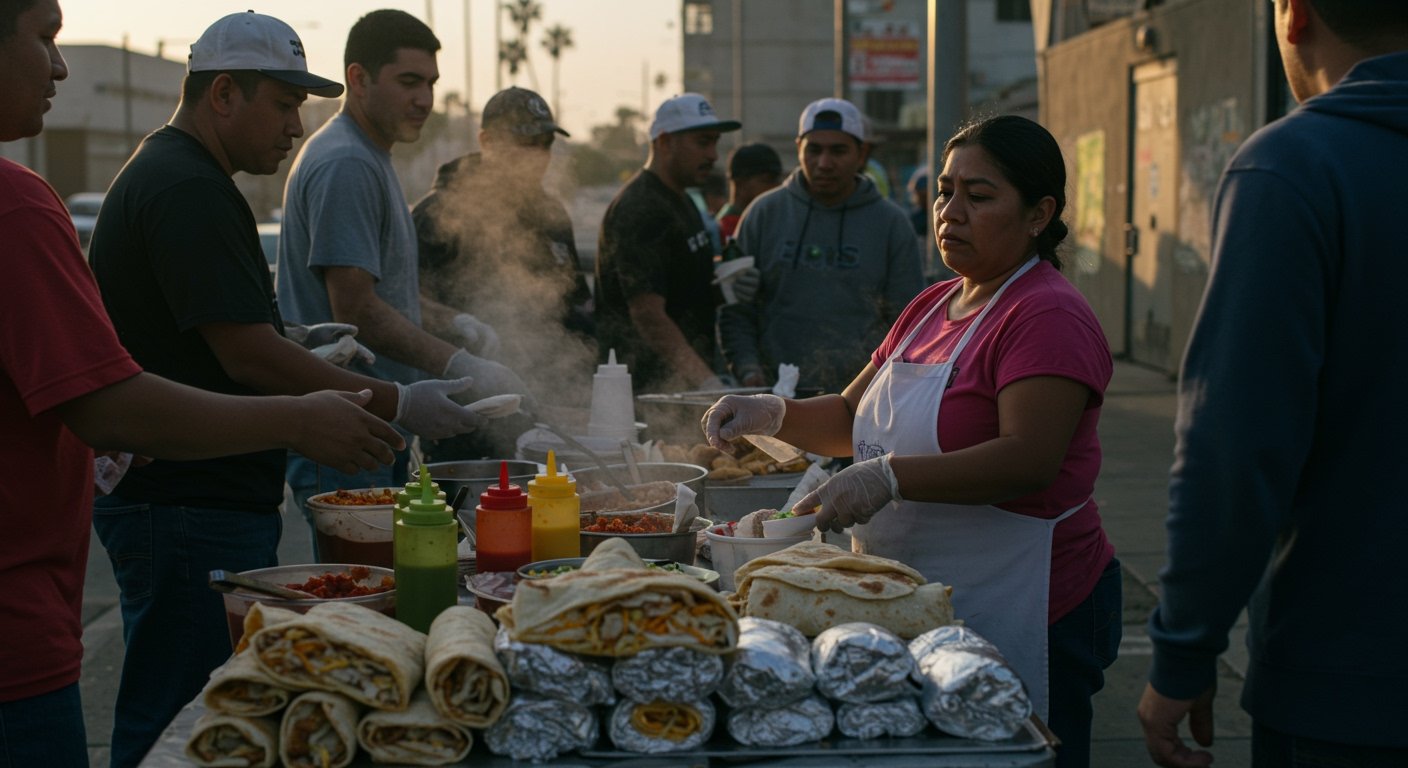 From Home Kitchen to Viral Sensation: How a Honduran Cook's Burritos Fuel Los Angeles Workers