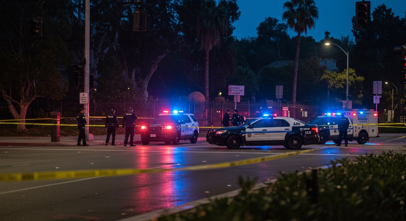 LAPD Officer Shot Near Exposition Park Stable; Suspect in Custody