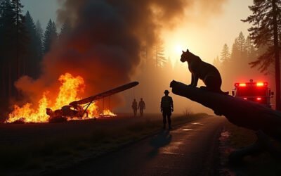 Plane Crash in New Jersey and Mountain Lion Attack in Washington State Headline Trending News