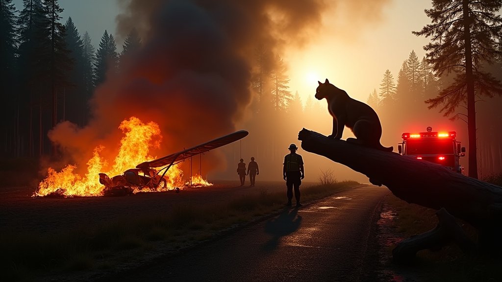 Plane Crash in New Jersey and Mountain Lion Attack in Washington State Headline Trending News