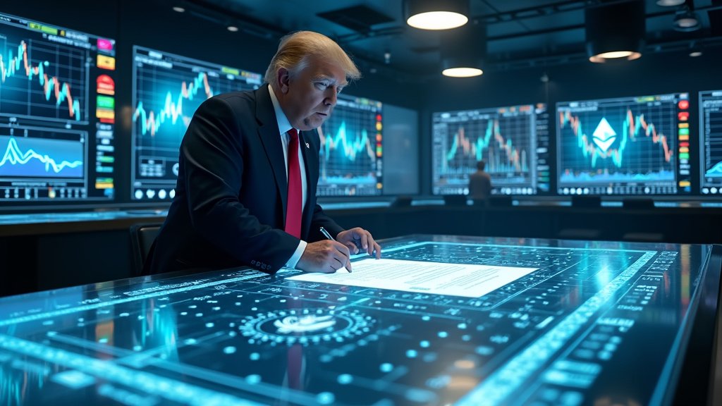 Trump Signs Stablecoin Law, Crypto Market Surges Towards $4 Trillion
