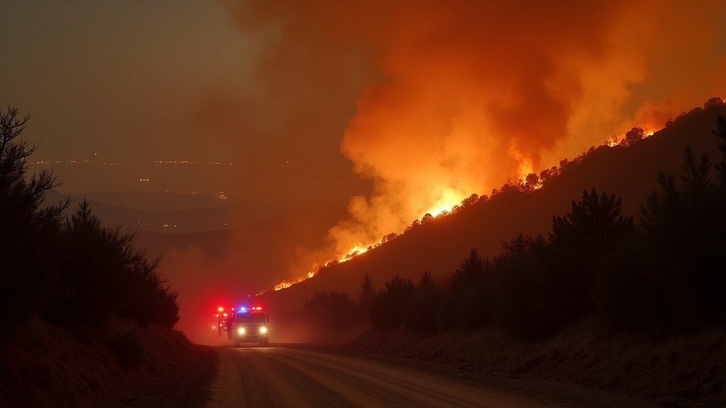 Breaking: Scenic Fire Erupts in Los Angeles County Early August 6