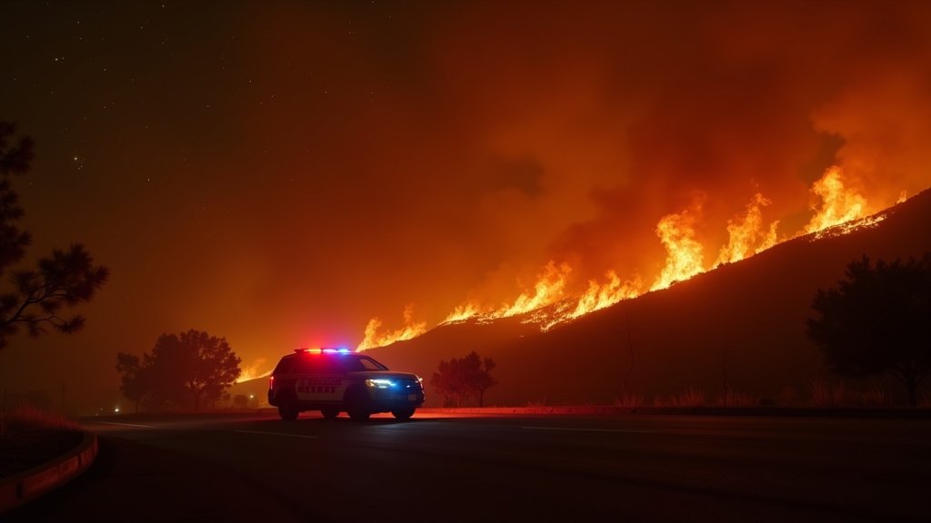 Early Morning Wildfire Erupts in Los Angeles County