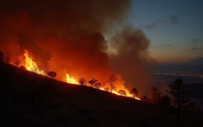 King Fire Ignites on Private Land in Los Angeles County, Sparking Early Morning Concerns