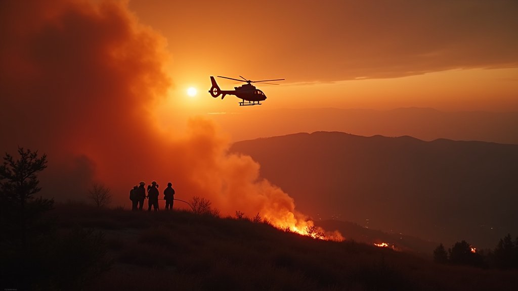New Wildfire Erupts in Los Angeles County as Northern California Battles Larger Blazes