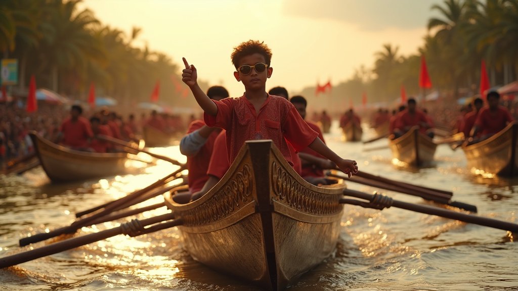 Viral 'Aura Farming' Trend Propels Indonesian Boat Race to Global Fame, Drawing Record Tourist Numbers to Riau