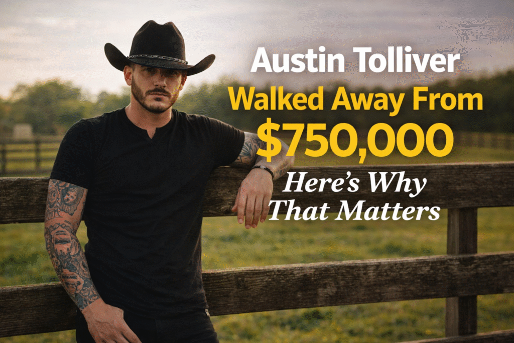 Austin Tolliver Walked Away From $750,000. Here’s Why That Matters.