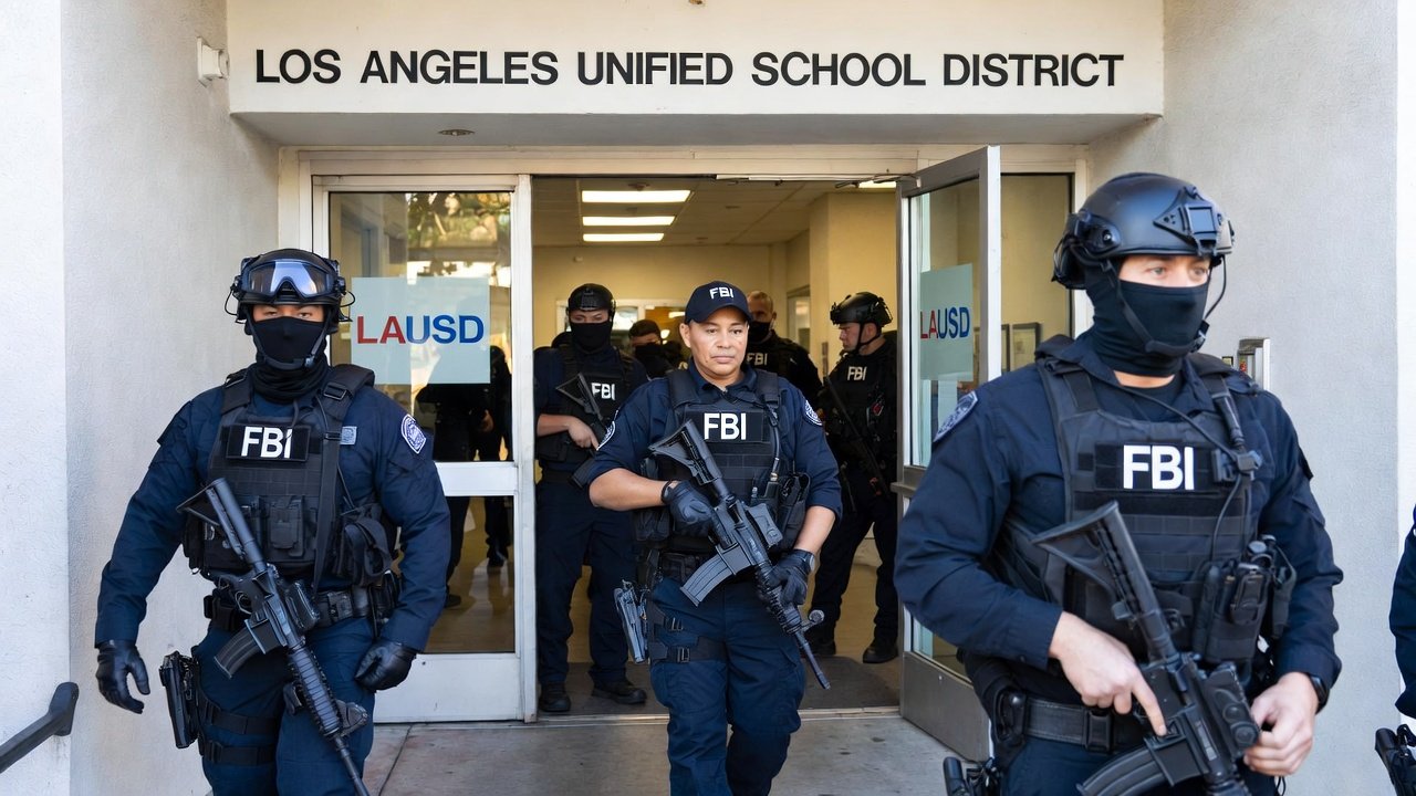 FBI Raids LAUSD Headquarters Superintendent Carvalhos Home in Federal Probe