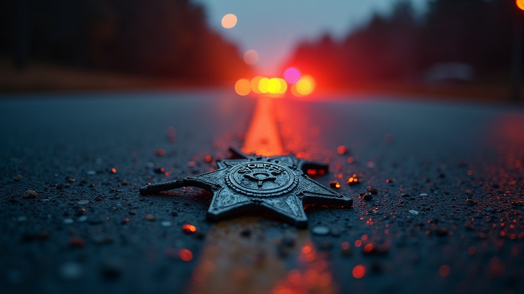 Cinematic wide-angle shot of a freeway at night, symbolizing the tragic events of the 605 Freeway DUI crash.