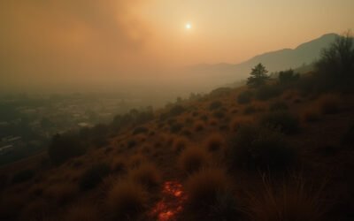 LA County Wildfire Erupts July 15